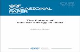 The Future of Nuclear Energy in India · 2016-08-09 · As per its reference scenario, India's total installed capacity of nuclear power in 2050 is estimated at 43 GW. Low Carbon