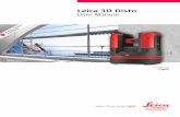 Leica 3D Disto User Manual · 2019-04-16 · 3D Disto, Introduction 2 Introduction Purchase Congratulations on the purchase of the Leica 3D Disto. This manual contains important safety