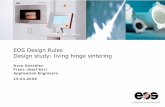 EOS Design Rules Design study: living hinge sintering · EOS 2008 · Design study: Laser-sinter living hinge · Nora González – Franz-Josef Kerl Page 4 Designing our own living