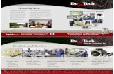 ::DeTech Detector Technology Inc.detechinc.com/pdf/Corporate Brochure.pdf · 2010-11-11 · De About DeTech Tech Detector Technoloo, Inc'. Corporate Profile "Committed to Excellence"