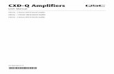 CXD-Q Amplifiers · The QSC CXD4.2Q, CXD4.3Q , and CXD4.5Q ampliﬁ ers are in compliance with European Directive 2011/65/EU – Restriction of Hazardous Substances (RoHS2). The QSC