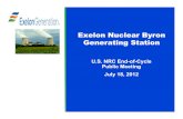 Exelon Nuclear Byron Generating Station · asdasd. Byron Station Community Outreach 12 9In 2011, Byron Station and it s employees donated more than $250,000 to local charities, civic