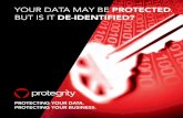 your DAtA MAy Be Protected But iS it de-IdeNtIFIed? · machine learning, data discovery, and classification tools along with scalable, data- ... centric encryption, tokenization,