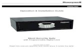 Operation & Installation Guide · F - Safe Serial Number Your Honeywell Steel Security Safe will provide years of safe and secure protection for your valuables, important documents