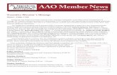 AAO Member News - American Academy of Osteopathyfiles.academyofosteopathy.org/MbrNews/membernlaug2012.pdfSajid A. Surve, DO, is a 2005 graduate of the UMDNJSOM. After completing a