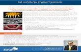 Full-Arch Dental Implant Treatments · Full-Arch Dental Implant Treatments An Easy Step-by-Step Workﬂow One-ﬁfth of all American adults wear a removable partial- or full denture.