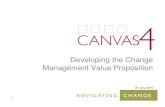 Developing the Change Management Value Proposition · The Change Management Value Proposition needs to be built with the client to build awareness and understanding: Articulate the