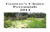 Grower's Choice Perennials 2014 - Adams Fairacre …adamsfarms.com/wp-content/uploads/2014-Growers-Choice...GUIDE TO SYMBOLS: R Grows best in full sun Grows best in shade Grows best