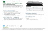 Lexmark MC3326adwe - English€¦ · Lexmark’s full-spectrum security architecture helps keep your information safe—on the document, the device, over the network, and everywhere