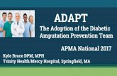 ADAPT The Adoption of the Diabetic Amputation Prevention Team ADAPT for APMA 2017.pdf · ADAPT The Adoption of the Diabetic Amputation Prevention Team Kyle Bruce DPM, MPH Trinity
