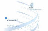 WIPO Publish€¦ · WIPO Publish Use open source enterprise search platform Apache Solr RESTful architecture Index ST.36 XML, ST.66 XML, ST.86 XML Patent drawings, Design drawings,