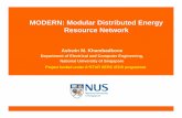 MODERN: Modular Distributed Energy Resource Distributed Energy Resource Network Objectives â€¢ Software