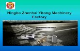 Ningbo Zhenhai Yitong Machinery Factory...Company Profile Organization Chart DEVELOPMENT STORE & PROCUREMENT MACHINING PLANT MAINTENANCE QUALITY ASSURANCE COMMERCIAL FINANCE ADMINIST-RATION