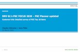 DNV GL’s PSC FOCUS 2020 – PSC Planner updated · DNV GL PSC Planner: TOP 18 checklist item text PSC deficiency examples Fire Safety 07105 Fire doors/ openings in fire resisting