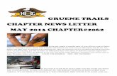 GRUENE TRAILS CHAPTER NEWS LETTER MAY 2013 … TRAILS MAY 2013.pdf · HOG TALES BY MATT GARDNER 3 am would come early ,but my Electra Glide was packed and ready. Everything checked