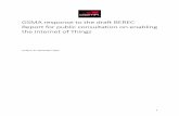 GSMA response to the draft ERE Report for public consultation on ...€¦ · The GSMA encourages the development of a fertile European spectrum policy environment centring on certainty,