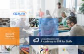A roadmap to ERP for SMBs - Azzure IT · 2018-12-14 · A roadmap to ERP for SMBs. Getting started ... benefits sought, when moving to and end-to-end ERP solution, are as follows: