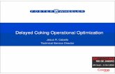 Delayed Coking Operational Optimization · Foster Wheeler Delayed Coking Best Practices Delayed Coking Operational Optimization. 2 Design Details Heaters Delayed Coking Operational