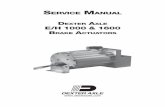 Dexter Axle E/H 1000 & 16000 Brake Actuators Service Manual · turn on the Dexter E/H unit. Take care to protect you and the trailer from brake fluid expelled from the bleeder. 8.
