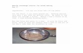 Making sourdough starter for bread making€¦ · Web viewIngredients: 1/4 cup unbleached AP, bread, or high gluten flour; 1/8 cup water And now, a word about measurements. If you