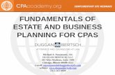 FUNDAMENTALS OF ESTATE AND BUSINESS PLANNING FOR …...Business and Corporate Planning - Charging Order Statutes 1) Non-Exclusive Remedy Statutes –e.g., MI, CO a) A court “may”charge
