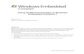 Using DLNA Functionality in Windows Embedded Compact 7download.microsoft.com/download/2/4/A/24A36661-A629-4CE6... · 2018-10-13 · Additional Resources ... streaming of images, music,