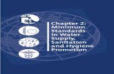 Chapter 2: Minimum Standards in Water Supply, Sanitation and … · How to use this chapter This chapter is divided into six main sections:Hygiene Promotion, Water Supply, Excreta