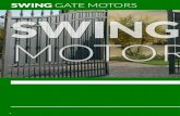 SWING GATE MOTORS SWING GATE MOTORS - CAME BPT-SAcamebpt.co.za/STACH/uploads/2016/09/CAME-SWING-MOTORS-.pdf · SWING GATE MOTORS 3 CAME offers the largest range of products for the