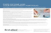 Fixed Income And Your Investment Portfolio - Version B ... … · FIXED INCOME AND YOUR INVESTMENT PORTFOLIO STRATEGIES TO IMPROVE DIVERSIFICATION AND SEEK RETIREMENT INCOME Matthew