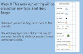 Week 8 This week our writing will be based around …fluencycontent2-schoolwebsite.netdna-ssl.com/FileCluster/...Week 8 This week our writing will be based around our new topic Beat