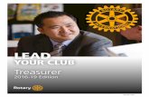 LEAD - clubrunner.blob.core.windows.net · This is the 2015 edition of Lead Your Club: Treasurer for treasurers holding office in 2016-17, 2017-18, and 2018-19. The information in
