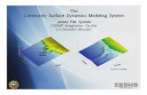 The Community Surface Dynamics Modeling System · Modeling Planet Earth (CIG, CSDMS, CCSM) • An integrated community of experts to promote the modeling of earth-surface processes.