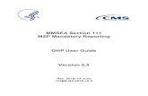 MMSEA Section 111 MSP Mandatory Reporting GHP User Guide ... · MMSEA Section 111 MSP Mandatory Reporting GHP User Guide Version 5.5 Rev. 2019/ 14 June COBR-Q2-2019-v5.5