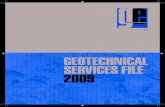GEOTECHNICAL SERVICES FILE 2009 - Emap.com · 2019-05-10 · Geotechnical Services File : 2009 profiles 270 geotechnical and geoenvironmental firms. Despite the doom and gloom, the