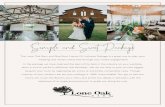 Lone Oak · Wedding Planner • Professional event design & customization with WOW factor ideas • Hiring and management of ALL vendors • Planner to attend all your vendor meetings