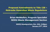 Nebraska Hazardous Waste Regulationsdeq.ne.gov/Press.nsf/xsp/.ibmmodres/domino... · Generator-Controlled Exclusion (1 of 2) •“Generator-controlled” exclusion for HSMs – Ch.