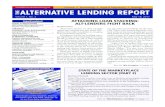 The Alternative Lending Reportreports.smallbusinesslending.io/The_Alternative... · SmallBusinessLending.io Finance • Technology • Legal & Regulatory • Strategy THE ALTERNATIVE