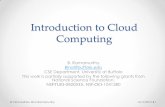 Introduction to Cloud Computing - University at Buffalobina/CSTA/2013/CloudComputingCSTAOct1… · o infrastructure (IaaS), Eg., Amazon AWS o Services-based application programming