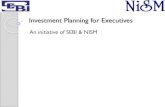 Investment Planning for Executives - ISFM · Twin brothers: Anil and Sunil Anil saved from the age 25 years till 35 years. He did not withdraw till 60 Sunil started saving at 35 years,