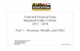 Selected Financial Data Maryland Public Schools …marylandpublicschools.org/about/Documents/DBS/SFD/2017...200 West Baltimore Street Baltimore MD 21201-2595 410-767-0757 MSDE-LFRO