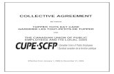 TUPPER TOTS DAY CARE GARDERIE LES TOUT …...COLLECTIVE AGREEMENT BETWEEN TUPPER TOTS DAY CARE GARDERIE LES TOUT-PETITS DE TUPPER AND THE CANADIAN UNION OF PUBLIC EMPLOYEES AND ITS