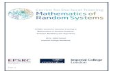 EPSRC Centre for Doctoral Training in Mathematics of ...€¦ · Reisinger is Professor of Applied Mathematics at Oxford University's Mathematical Institute. His research covers various