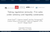 Taking regulation seriously: Fire sales under ... Taking regulation seriously: Fire sales under solvency