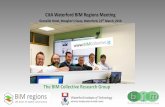 CitA Waterford BIM Regions Meeting · 2018-02-28 · BIM@WIT.ie A suite of integrated services in conjunction with ... POINT croun MODELS BiM regions the home of digital construction