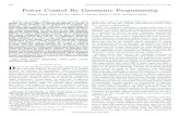 2640 IEEE TRANSACTIONS ON WIRELESS ...chiangm/gppower.pdf2640 IEEE TRANSACTIONS ON WIRELESS COMMUNICATIONS, VOL. 6, NO. 7, JULY 2007 Power Control By Geometric Programming Mung Chiang,