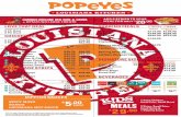 Popeyes - A5 Menu Portrait P04 · T’s & C’s apply. Allergen cards are available upon request from your closest Popeyes store. Prices are subject to change without notice. Not
