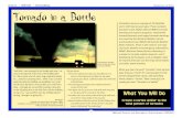 Science | SERVICE | Stewardship Tornado in a Bottle · • Tornadoes can be up to one mile wide and may stay on the ground for more than 50 miles. • Tornados can occur at any time