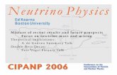 Mixture of recent results and future prospects Focus on ...hep.bu.edu/~kearns/pub/kearns-CIPANP-neutrino-plenary.pdf · · Neutrino Physics Review · Ed Kearns 28 Mass Scales We know