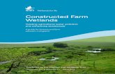 Constructed Farm Wetlands - WWT Conservation · 2019-01-22 · Constructed wetlands and sustainable drainage systems are a perfect example of the solutions needed to tackle this problem.