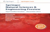 Springer Natural Sciences & Engineering Preview...Molecular Pharmacognosy This book discusses the application of molecular biology in resource science and authentication of traditional